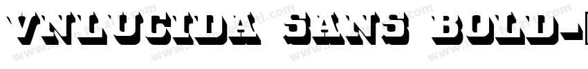 VNlucida sans Bold字体转换